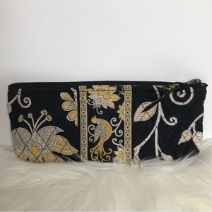 Vera Bradley Makeup Brush/ Pencil Case in Yellow Bird